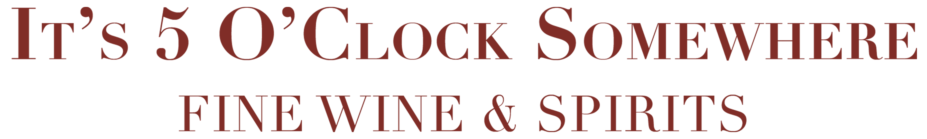 It's Five O'Clock Somewhere Logo